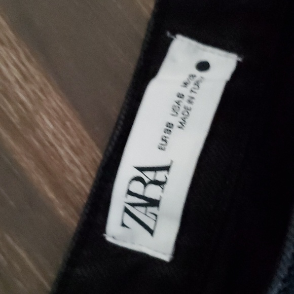 ZARA Black The 90s Slim Denim Jeans Women 6 - Picture 4 of 11